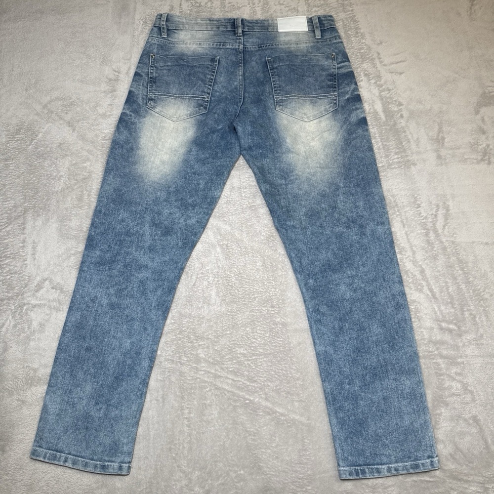 Y2K Southpole Denim Jeans Skinny Size 32x30 Streetwear Skater HipHop Light‎ Wash